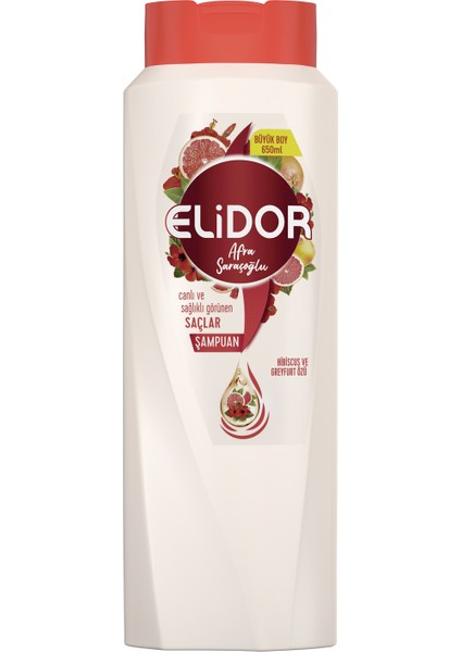 Saç Bakım Şampuanı Sağlıklı ve Canlı Görünen Saçlar By Afra Saraçoğlu 1 x 650 ml
