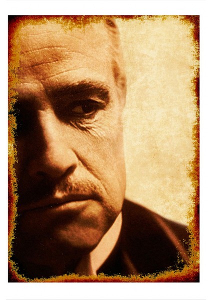 The Godfather Dekoratif Ahşap Tablo