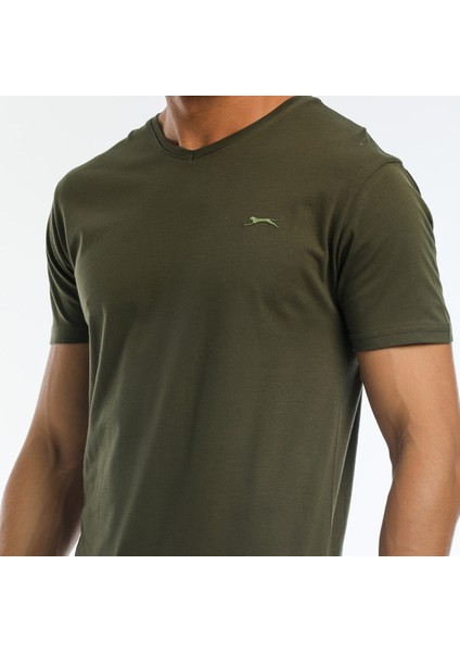 SARGON KTN Erkek Tişört Koyu Yeşil indirimleri