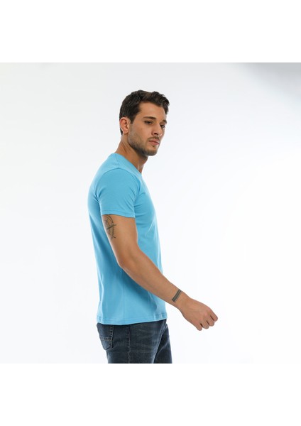 SARGON KTN Erkek Tişört Mavi fırsatları
