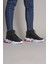 Siyah Beyaz Kırmızı Sneaker Bot 0012108 3
