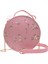 Kadın Dantel Desenli Yuvarlak Omuz Çantası -Pembe (Yurt Dışından) 1