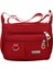 Kadın Modası Düz ​​renk Fermuar Su Geçirmez Naylon Omuz Çantası Crossbody Çanta (Yurt Dışından) 3