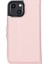 Apple iPhone 13 Mini Uyumlu Deri Cüzdanlı Kılıf Magsafe Rfıd Nu2 Pembe 5