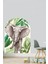 Oval Bohem Afrikan Elephant Duvar Stickerı 2