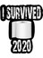 I Survived 2020 - Corona Hatıra Serisi Sticker 1