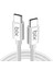 BX-UC02C 60W Type-C To Type-C Hızlı Şarj ve Data Kablosu 1.2 Metre 1