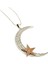 Ayyıldız Otantik Büyük Boy El Işçiliği Gümüş Ay Yıldız Kolye 1