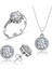 Sertifikalı Swarovski Özel Modeli Tektaş 925 Gümüş Set Takım 1