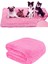 Peluş Pembe Kedi-Köpek Yatağı Battaniyesi Evcil Kedi Minderi Yuvası Evi Örtüsü 60X90 cm 1