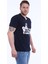 Şahlanan Kangal Baskı V Yaka T-Shirt 3