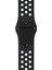 Apple Watch Series SE/10/9/8/7/6/5/4/3 42mm-41mm-40mm-38mm Uyumlu S/M Delikli Spor Silikon Kordon Siyah 2