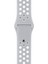 Apple Watch Series SE/10/9/8/7/6/5/4/3 49mm-46mm-45mm-44mm-42mm Uyumlu M/L Delikli Spor Silikon Kordon Gri/Beyaz 2