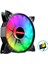 Cool Moon RGB PC Soğutma Fanı 12V RGB 4 Pinli 12 cm Sessiz Kasa Fan 2