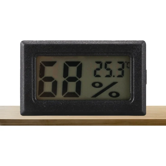 Elektromall Mini LCD Dijital Elektronik Termometre Higrometre Sıcaklık Nem Ölçer (Kablosuz)