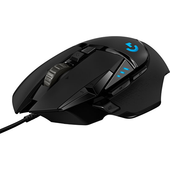 Logitech G G502 HERO LIGHTSYNC 25.600 DPI Yüksek Performanslı Kablolu Oyuncu Mouse - Siyah