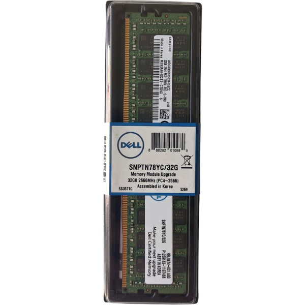 Dell 32 GB 2666 MHz DDR4 CL19 SNPTN78YC/32G Sunucu Belleği