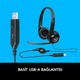 Logitech H390 USB Gürültü Önleyici Mikrofonlu Kulaklık - Siyah