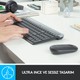 Logitech MK470 Kablosuz İnce Türkçe Klavye Mouse Seti - Siyah