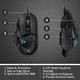 Logitech G G502 HERO LIGHTSYNC 25.600 DPI Yüksek Performanslı Kablolu Oyuncu Mouse - Siyah Logitech G G502 HERO LIGHTSYNC 25.600 DPI Yüksek Performanslı Kablolu Oyuncu Mouse - Siyah