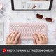 Logitech K380 Kompakt Kablosuz Bluetooth Türkçe Klavye - Pembe Logitech K380 Kompakt Kablosuz Bluetooth Türkçe Klavye - Pembe
