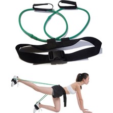 Zsykd Bacak Eğitimi Elastik Bant Yoga Streç Bant Fitness Malzemeleri, Renk: Yeşil 30LB (Yurt Dışından)