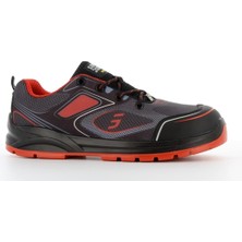 Safety Jogger Cador Red S1P Esd Src Iş Güvenlik Ayakkabısı Siyah-Kırmızı