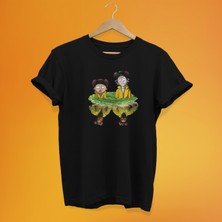 Remonz Rick And Morty Bb Baskılı %100 Pamuk Oversize T-Shirt Büyük Beden Tişört