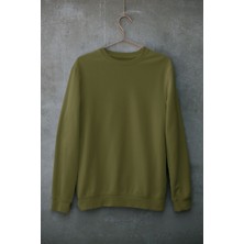 Raf Coll Haki Oversize Bisiklet Yaka Sweatshirt