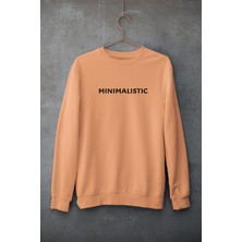 Raf Coll Mor Oversize Bisiklet Yaka Dijital Baskılı Sweatshirt