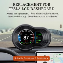 Gahome Hd LCD Heads Up Display Çok Verili Ekran Panosu Tesla (Yurt Dışından)
