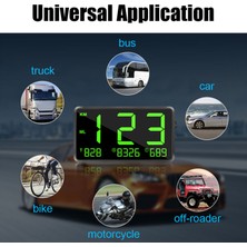 Gahome Hud Head Up Display, Aşırı Hız Alarmıyla (Yurt Dışından)