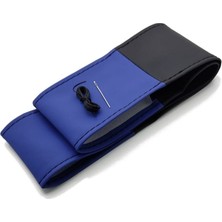 Gürler Oto Aksesuar Dikmeli Deri Direksiyon Kılıfı Iki Renkli Mavi Siyah Soft Esnek Kokusuz Standart 38CM