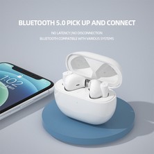 Sunsky Jx-6s Akıllı Gürültü Azaltma Dokunmatik Bluetooth Kulaklık Beyaz (Yurt Dışından)