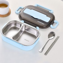 Bilu Store Isı Yalıtımı Bento Kutusu Sofra Seti Taşınabilir Öğle Yemeği Kutusu (Yurt Dışından)