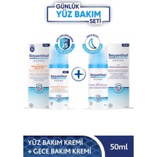 Bepanthol Derma Nemlendirici & Besleyici Spf 25 Günlük Yüz Kremi 50ML + Derma Yoğun Nemlendirici Gece Bakım Kremi 50ML