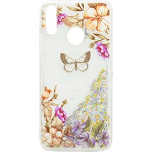 ZORE Huawei Y7 Prime 2019 Kılıf Marshmelo Akışkan Sim ve Pullu Kılıf No6