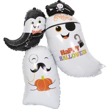 Partijet Cadılar Bayramı Korsan Hayalet Folyo Balon 100 cm