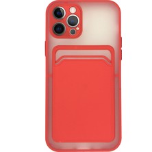 Fitcase iPhone 12 Pro Kılıf Cardy Kartlık Cepli Mat Kapak
