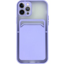 Fitcase iPhone 12 Pro Kılıf Cardy Kartlık Cepli Mat Kapak