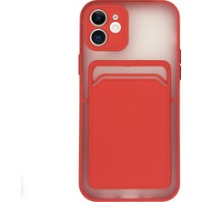 Fitcase iPhone 12 Kılıf Cardy Kartlık Cepli Mat Kapak