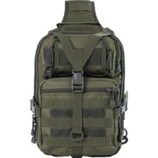 Strade Store Oxford Kumaş Çarpraz Omuz Çantası  -Yeşil (Yurt Dışından)