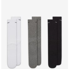 Nike U Nk Everyday Cush Crew 3pr  Karışık Renkli Çorap - SX7664-964