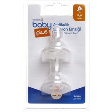 Baby Plus Antikolik Pp Biberon Yedek Emziği No:1 Az Akış Ikili