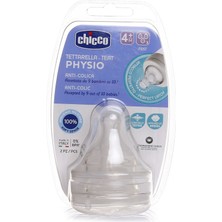 Chicco Yeni Wellbeing Biberon Emziği 4 Ay+ Hızlı Akış 2'li