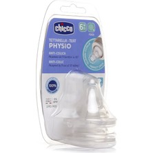 Chicco Yeni Wellbeing Biberon Emziği 6 Ay+ Mama Akışlı 2'li