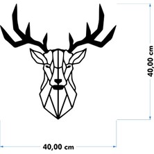 Numa Concept Geyik Kafası Figürü Ahşap