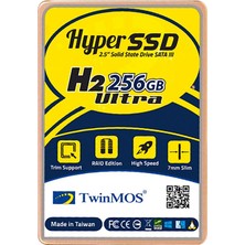 Twinmos Tm256Gh2U 256GB 580MB-550MB Sata3 SSD