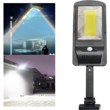 Strade Store IP65 50W / 100W / 200W / 300W Güneş Enerjili LED'li Sokak Lambası - Siyah (Yurt Dışından)