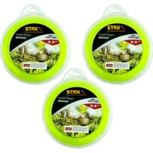 Staxx Power 3 Adet 3.3 mm 6 Köşeli Misina 46 Metre Altıgen Tırpan Misinası Multi Kesimli
